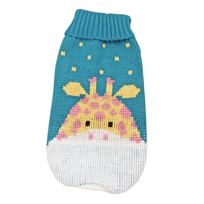 Warm Chihuahua Puppuy Dog Sweater Winter Pet Clothes for Small Dogs Yorkshire Dachshund Cat Pullover Mascotas Clothing Costume