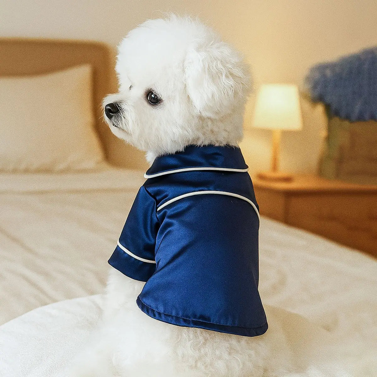 Luxury Pet Dog Pajamas Soft Silk French Bulldog Pajamas Pet Coat Clothing for Outfit Small Medium Dogs Puppy Cat Clothes