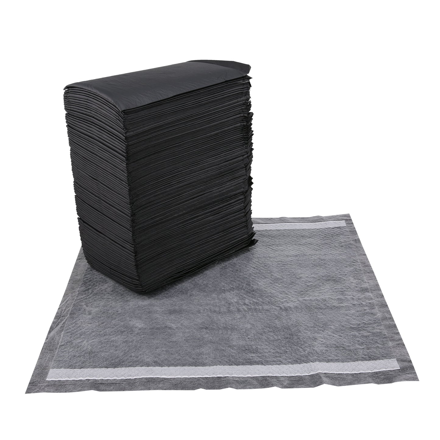 (4 Pack) Activated Charcoal Leak-Resistant Training Pads for Dogs, 23In X 23In, 100 Count