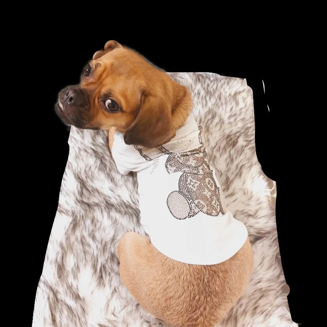 Friendi Dazzeled Teddy Bear Luxury Dog Shirt