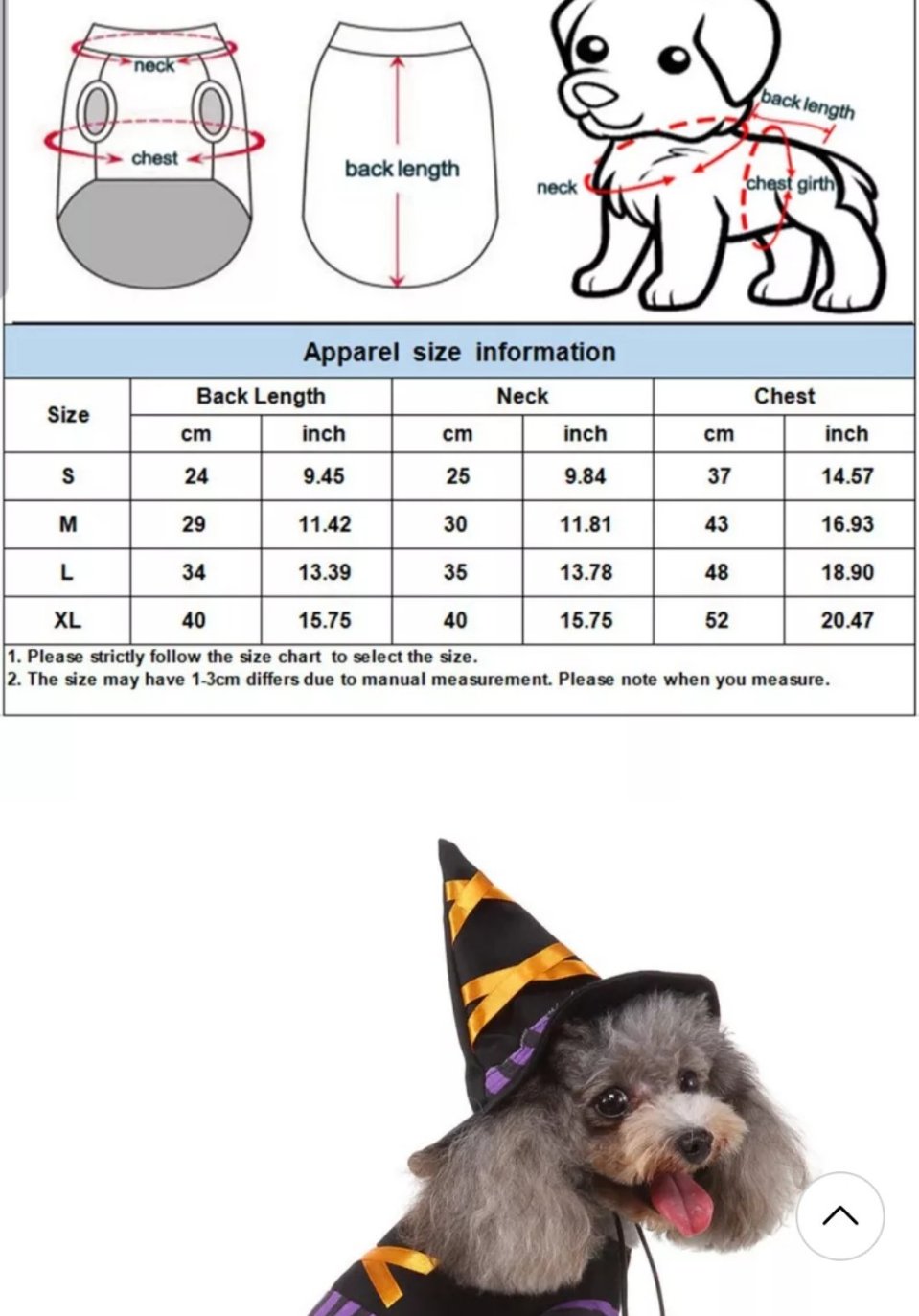 Doggy Witch Dog Costume