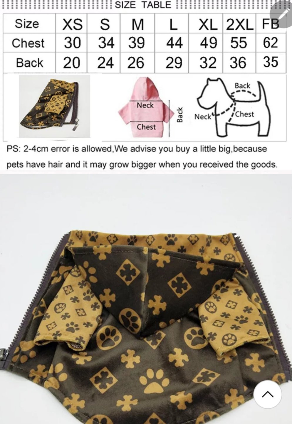 I'm too Bouji for this weather zip-up hoodie- Luxury Dog Apparel