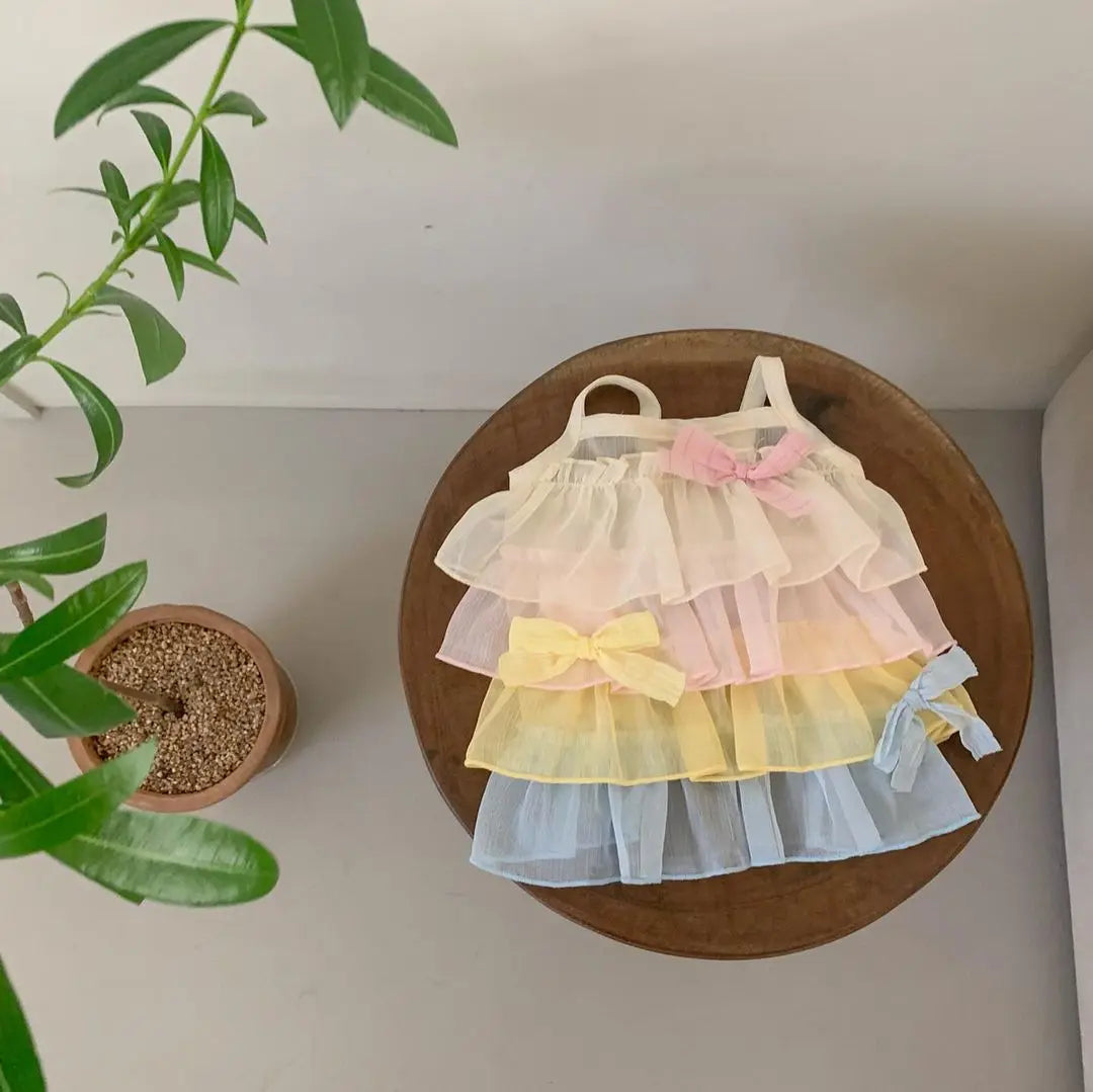 Luxury Dog Tiered Vest-Dress Summer Pet Clothes Puppy Dog Cooling