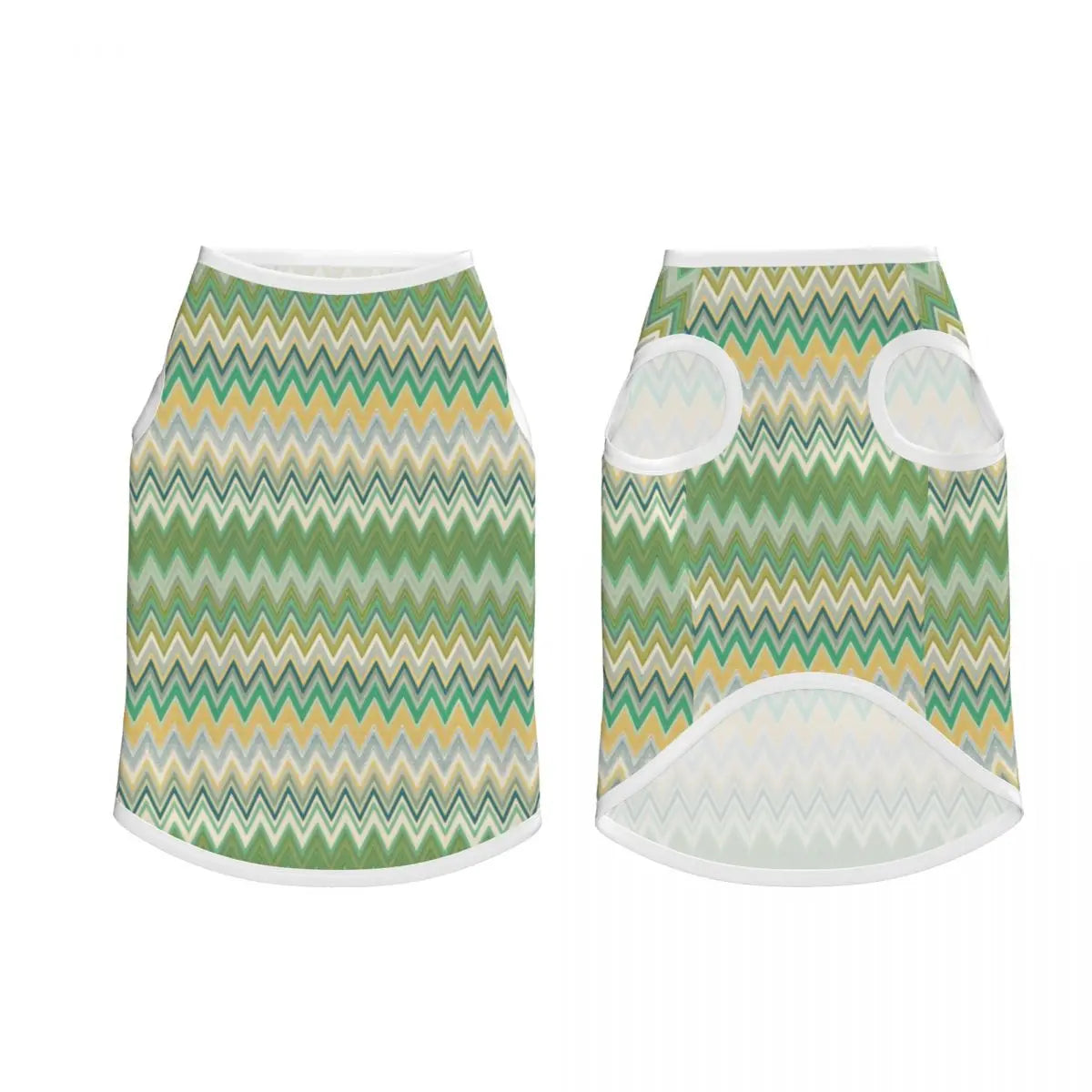 Vintage Bohemian Geometric Stripes Dogs Clothes Breathable Thin Luxury Fabric Texture Pet Vests Large Dog Jacket Pet Accessories