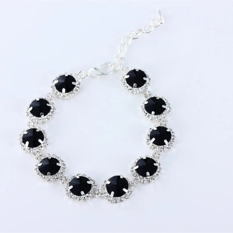 Pet Supplies Luxury Satellite Stone Rhinestone Pet Necklace Jewelry Dog Collar