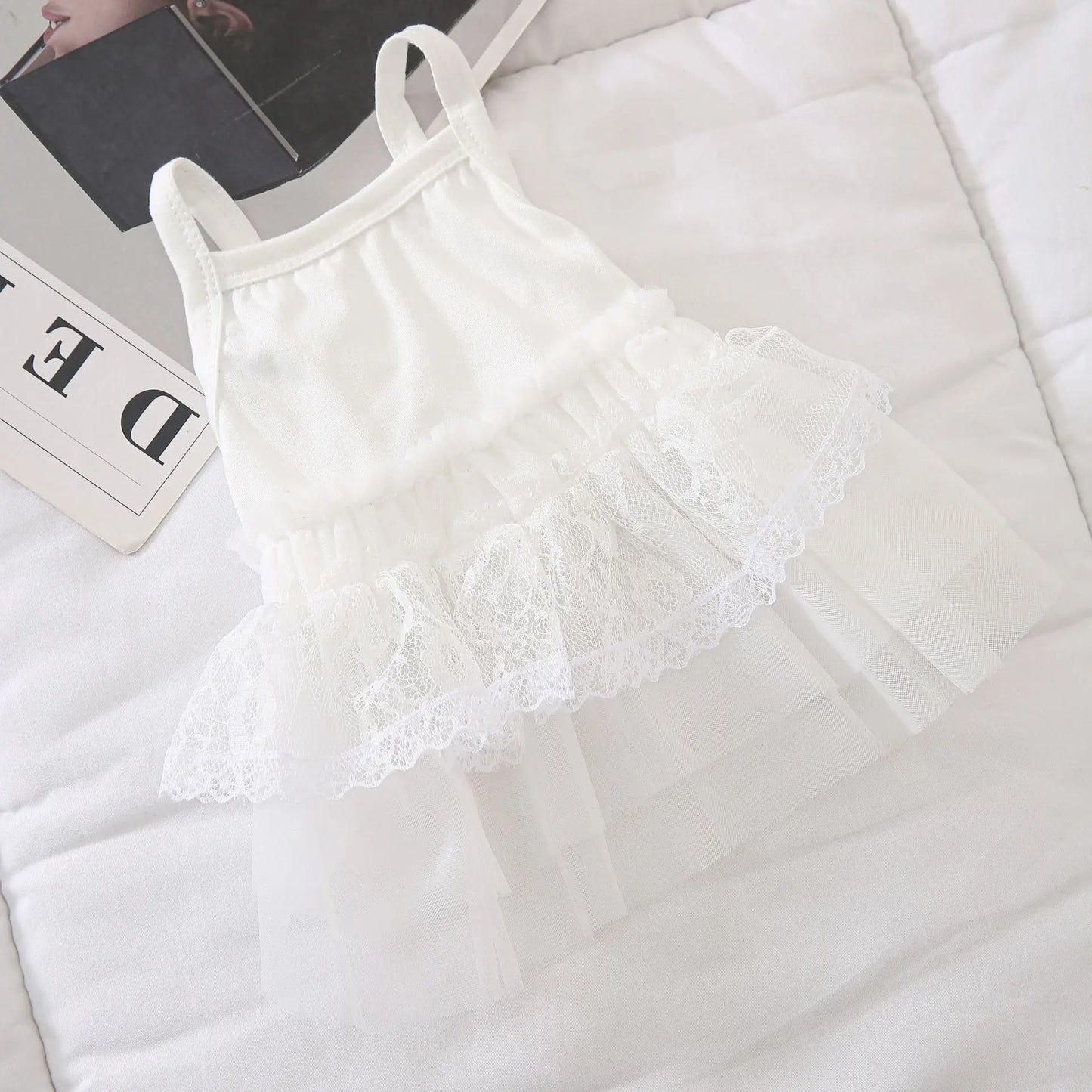 Luxury Lace Summer Dress| Black |White