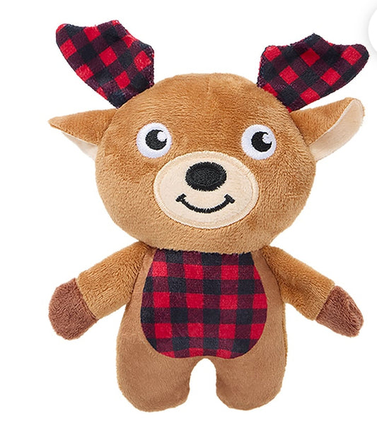 Merry bright plush Reindeer Dog Toy