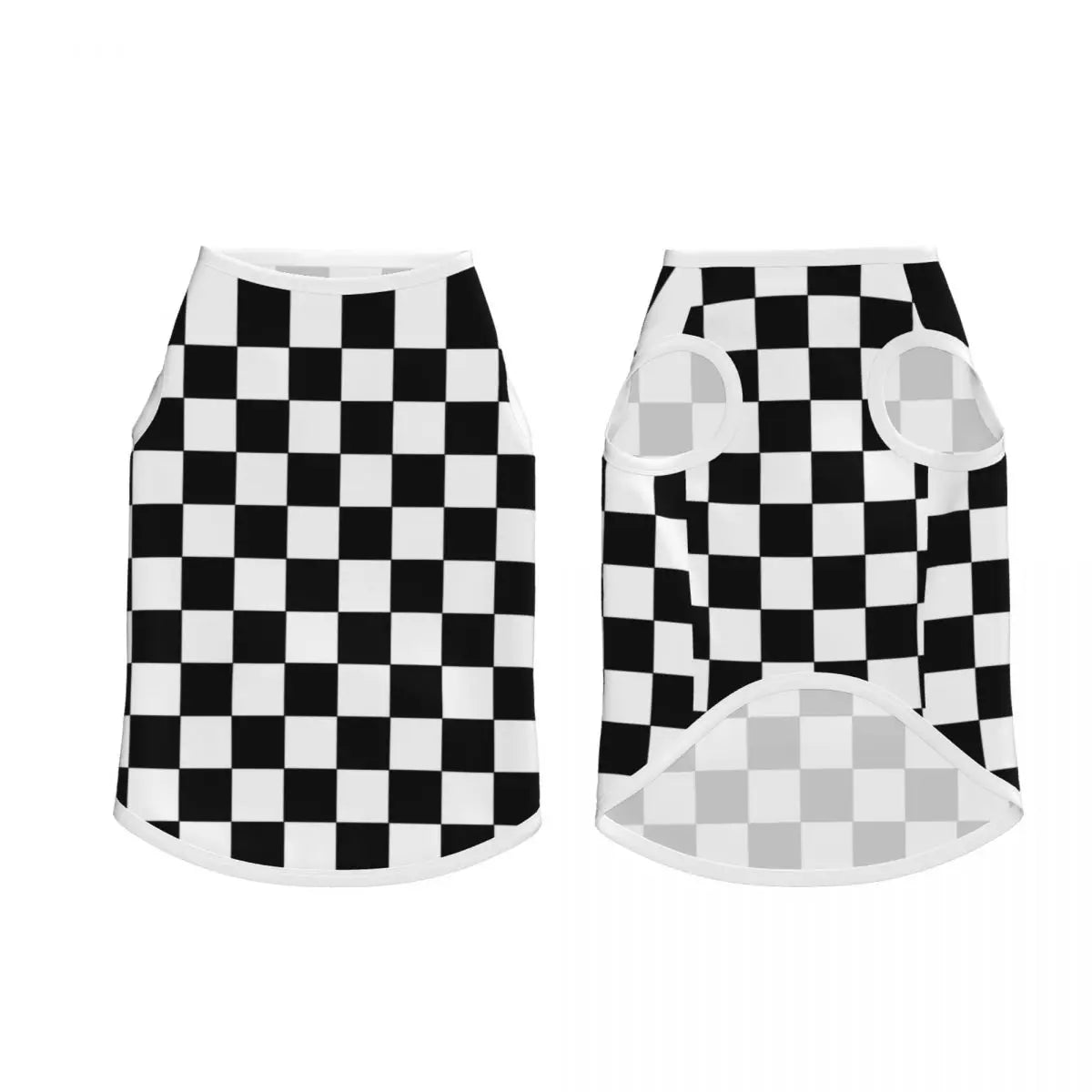 Mesh Luxury Black Tartan Plaid Pet Vest Geometric Gingham Check Texture Pet Clothing Decoration Cool Summer Pet Dog Clothes