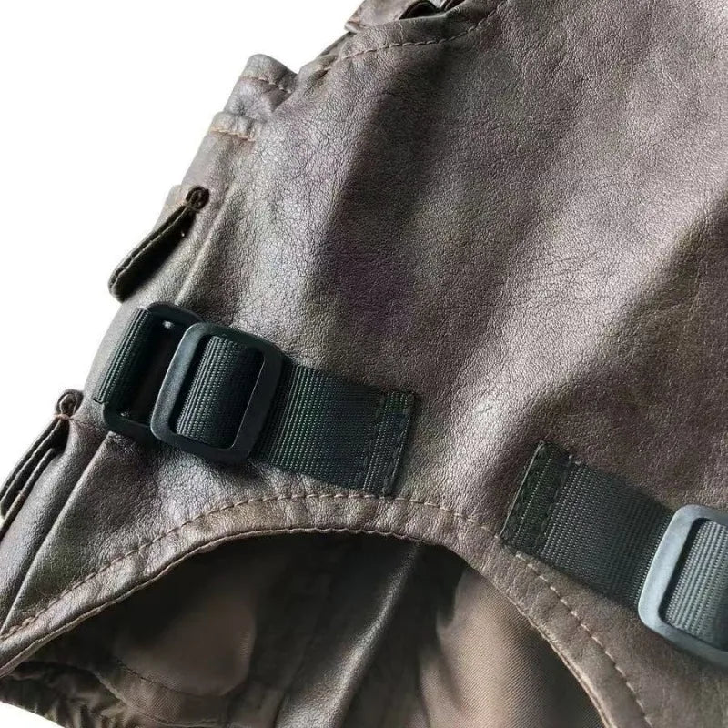 Spring Dogs Jackets Luxury Designer Schnauzer Small Breed Dogs Clothes Bichon Teddy Workwear Strap Vest Puppy Jackets York