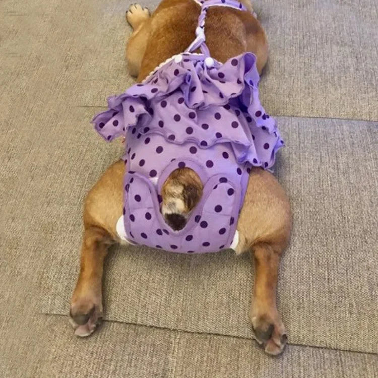 Cotton Pet Physiological  Teddy Menstrual Pants Dog Overalls Physiological Pants Printed Pet Physiological Pants Factory