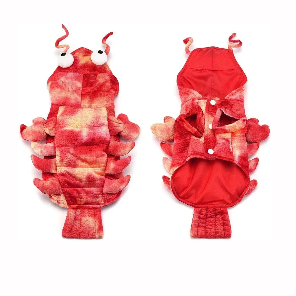 Warm Hoodie Lobster Costume