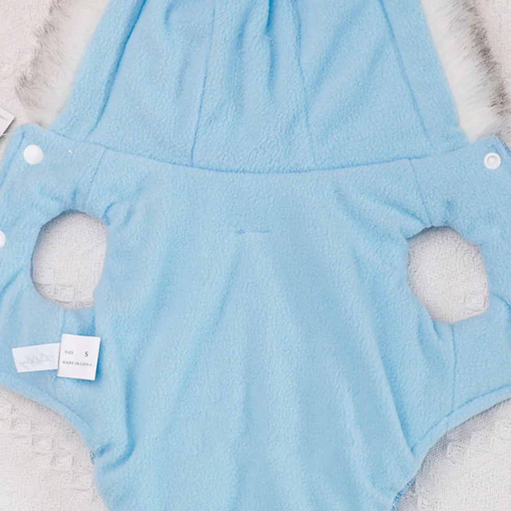 Luxury Dog Down Jacket with Fur Collar Warm Fleece Pet Clothes for Small Dogs Chihuahua Pomeranian Winter Puppy Clothing Jacket