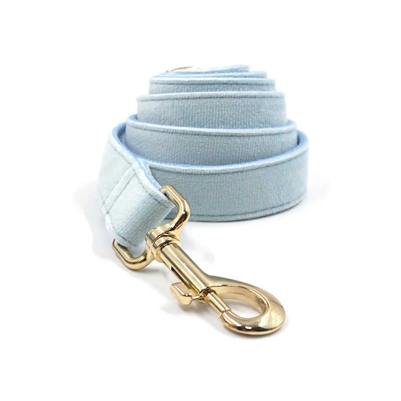 5pcs Dog Harness Set Personalized Engraving Luxury Dog Harness Bowtie Collar and Leash Set with Poop Bag  Pet Collar for Big Dog