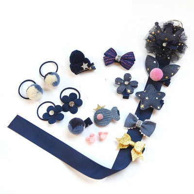 18pcs/set Hairpins For Dogs Pink Black Boy Girl Party Wedding Luxury Pet Grooming Hair Clip Accessories Cat Chihuahua Yorkies