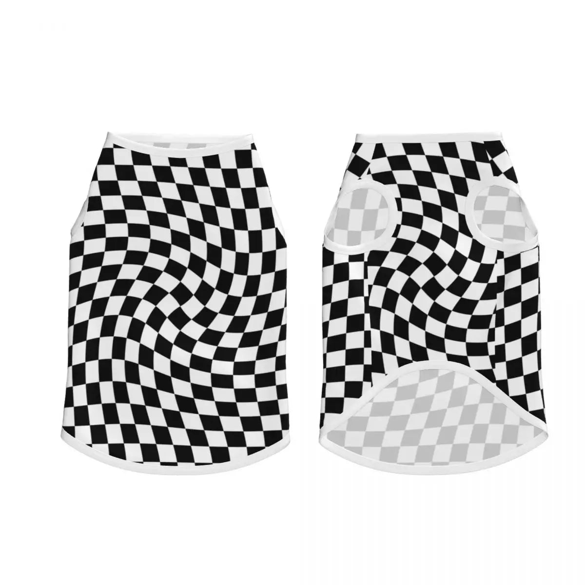 Mesh Luxury Black Tartan Plaid Pet Vest Geometric Gingham Check Texture Pet Clothing Decoration Cool Summer Pet Dog Clothes