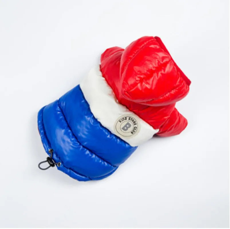 Waterproof Dog Jacket Winter Pet Down Cotton Vest Luxury Dog Clothes Chihuahua French Bulldog Dog Coat Puppy Warm Dog Costume