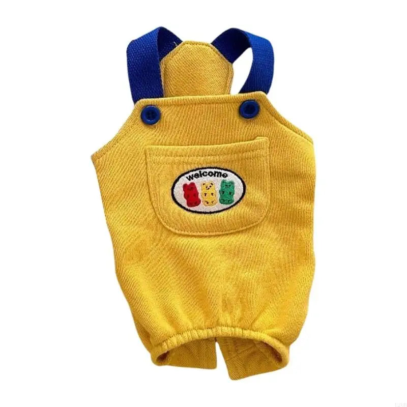 Adjustable Shoulder Belt Pet Suspenders Pants Comfortable Polyester Overalls Easy to Wear For Small Breeds and Cats