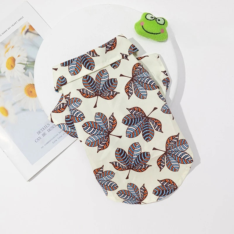 Dog Hawaiian Shirt Hawaiian Dog Shirts for Small Dogs Small Dogs Summer Shirts Summer Puppy Luxury Clothing Pet Clothing