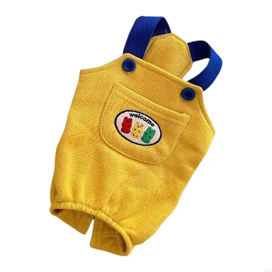 Adjustable Shoulder Belt Pet Suspenders Pants Comfortable Polyester Overalls Easy to Wear For Small Breeds and Cats