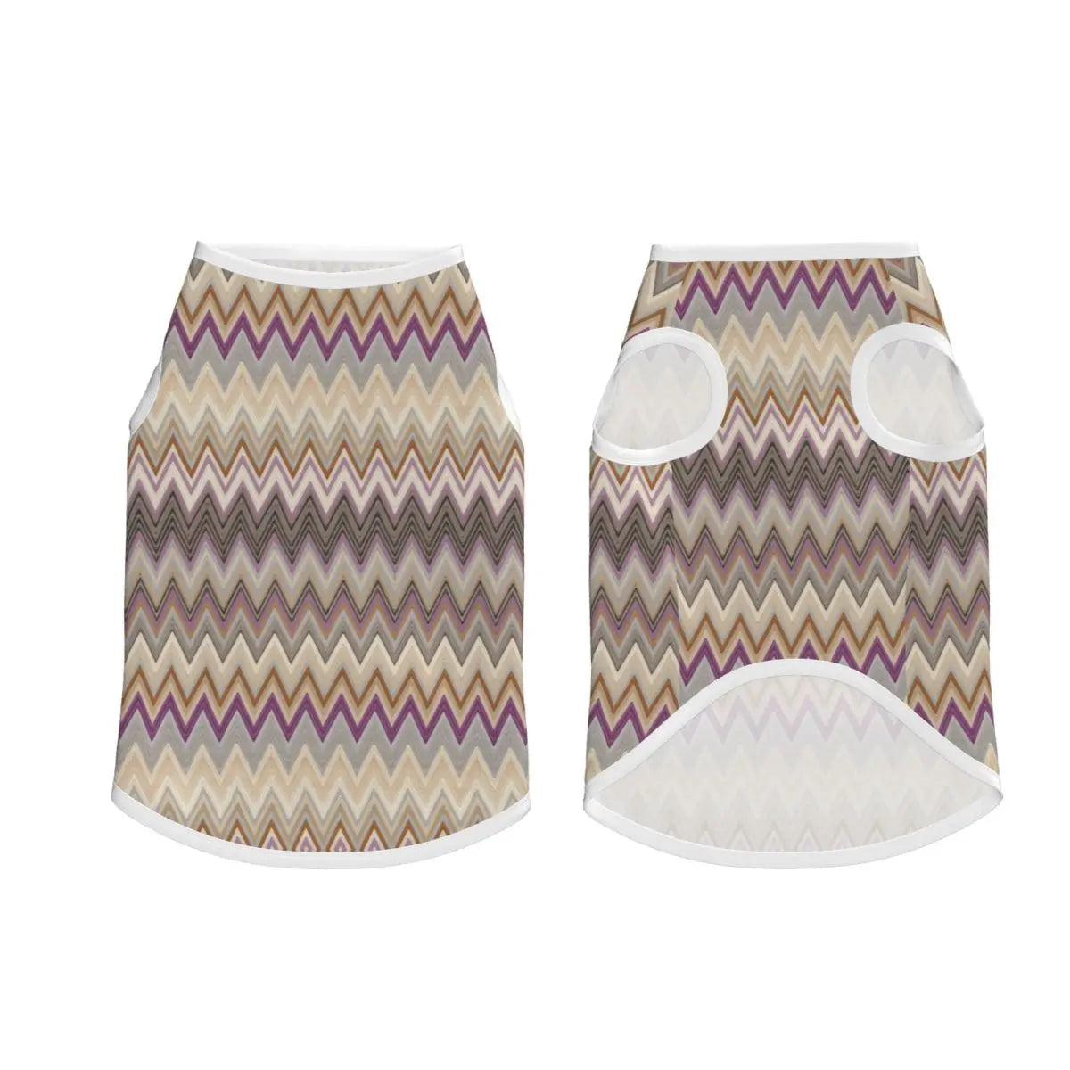 Vintage Bohemian Geometric Stripes Dogs Clothes Breathable Thin Luxury Fabric Texture Pet Vests Large Dog Jacket Pet Accessories