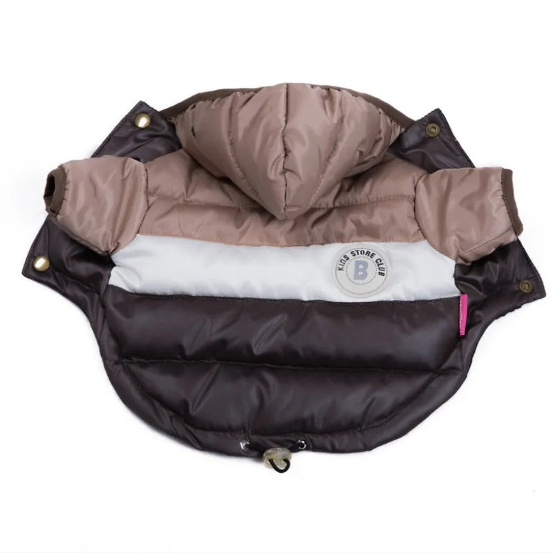 Waterproof Dog Jacket Winter Pet Down Cotton Vest Luxury Dog Clothes Chihuahua French Bulldog Dog Coat Puppy Warm Dog Costume
