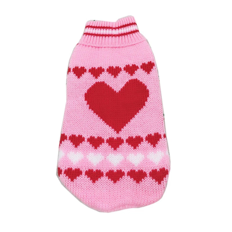 Warm Chihuahua Puppuy Dog Sweater Winter Pet Clothes for Small Dogs Yorkshire Dachshund Cat Pullover Mascotas Clothing Costume