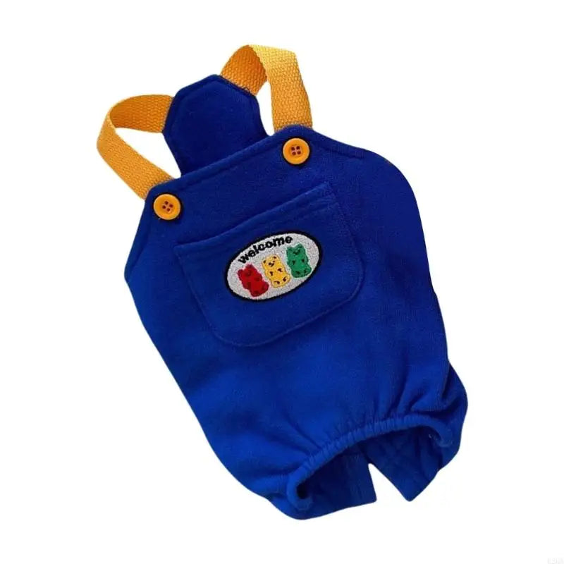 Adjustable Shoulder Belt Pet Suspenders Pants Comfortable Polyester Overalls Easy to Wear For Small Breeds and Cats