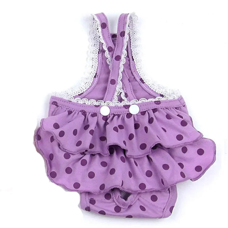 Cotton Pet Physiological  Teddy Menstrual Pants Dog Overalls Physiological Pants Printed Pet Physiological Pants Factory