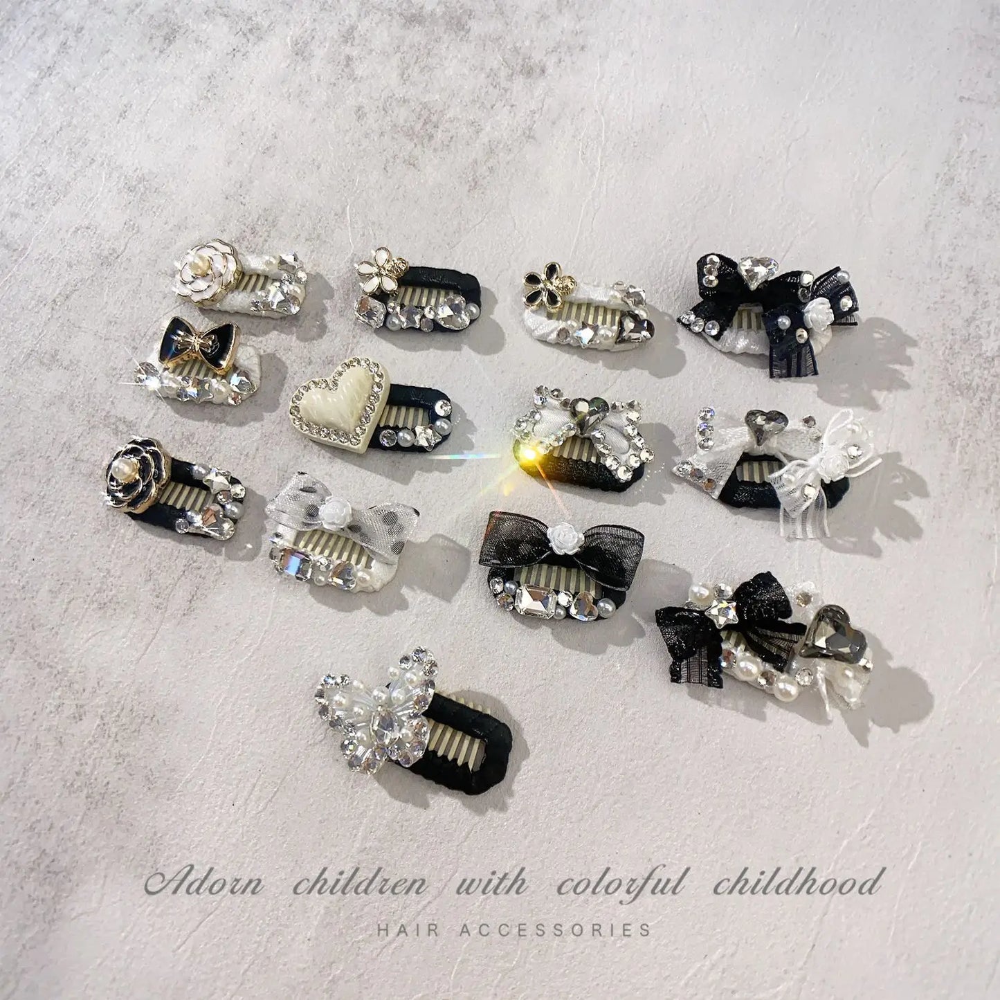 Luxurious Design, Exquisite And Beautiful Pet Jewelry Hair Accessories - Hair Clips For Dogs