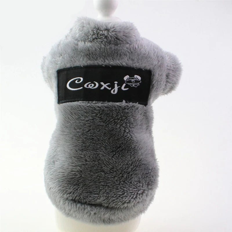 Winter Dog Sweater for Small Dogs Soft Thermal Fur Chihuahua Yorkie Puppy Pullover Coat Luxury Designer Dog Clothes Pet Apparel