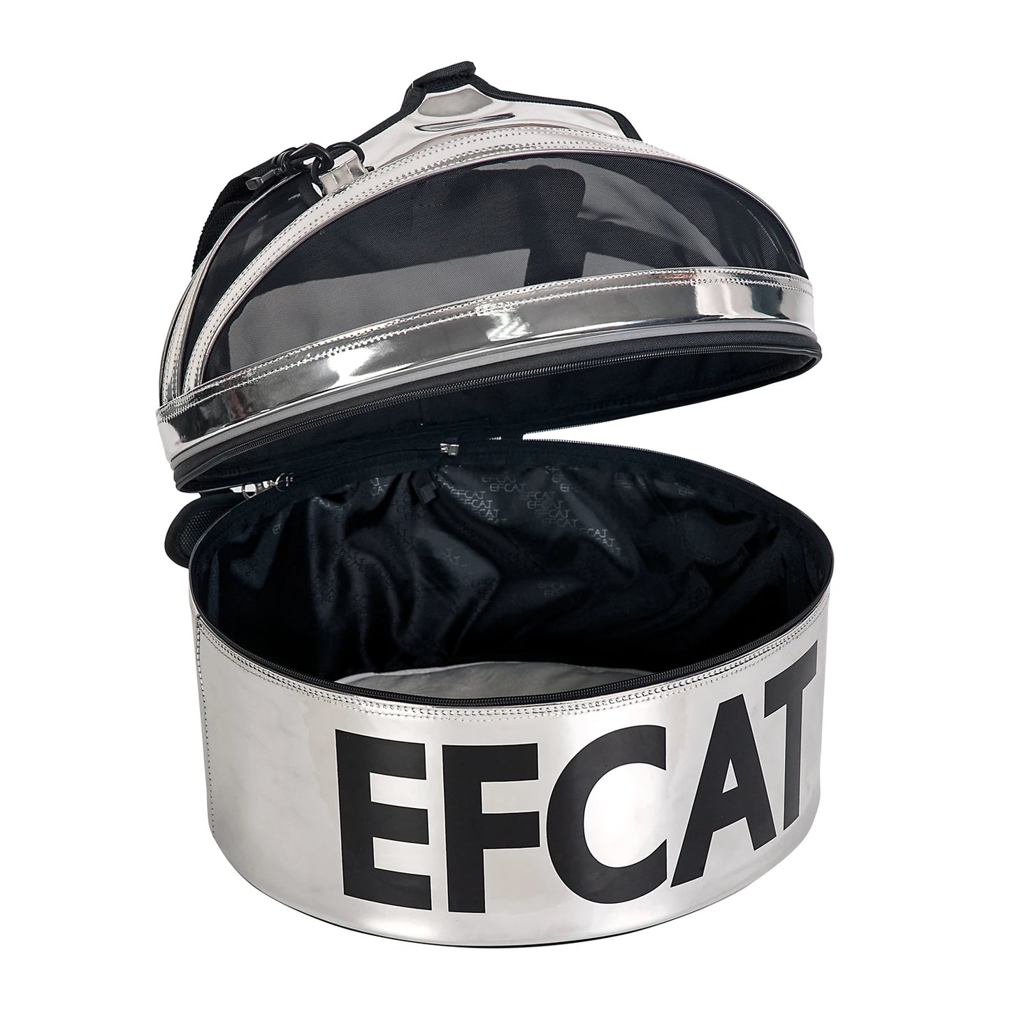 EFCAT Luxury Pet  Bed Round Space Bag,Puppy Kitten Basket,Outdoor Fashion Cat Dog Car Seat Bag