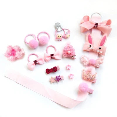 18pcs/set Hairpins For Dogs Pink Black Boy Girl Party Wedding Luxury Pet Grooming Hair Clip Accessories Cat Chihuahua Yorkies