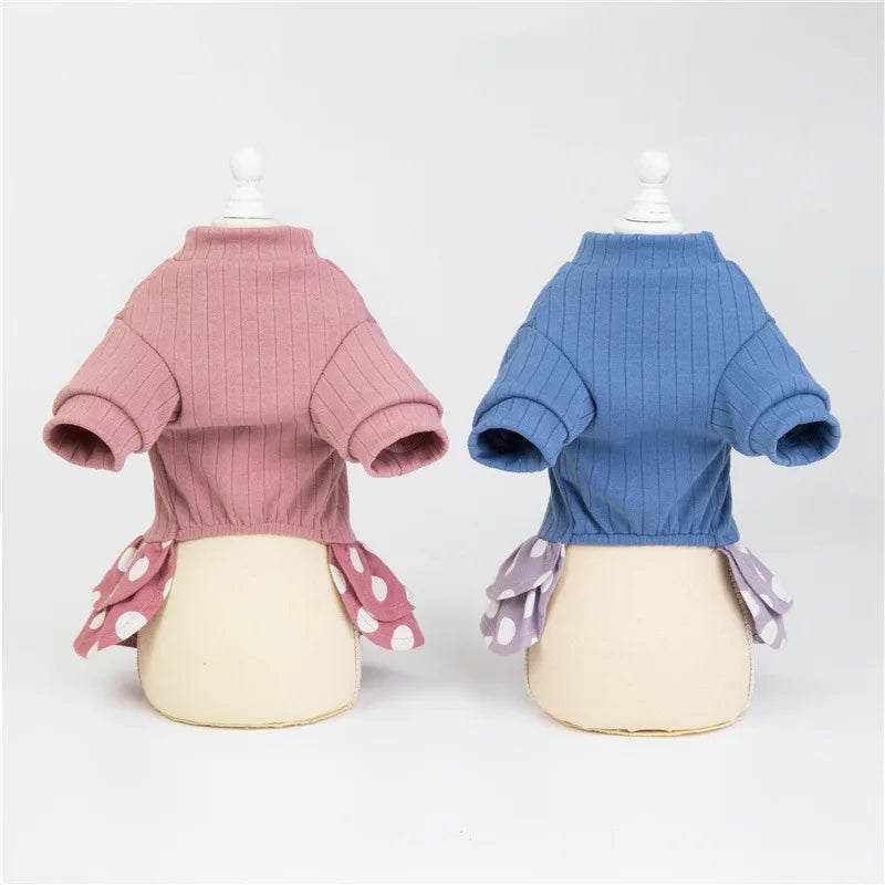 Small Dogs Cotton Summer vest-Dress