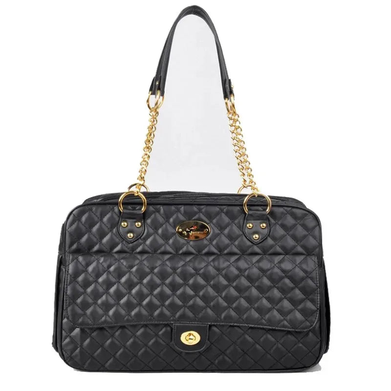 Luxury Designer Pet Carrier for Small Pets Dog Carry Bag Fashionable Cat Chihuahua, French Bulldog Pomeranian Dogs Accessories