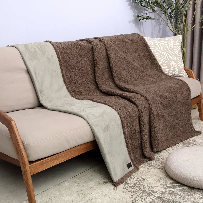 Kritter Planet Waterproof Dog Blanket for Small Medium Large Dogs, Leak Proof Couch Sofa Cover Furniture Protector, Soft Luxury Teddy Bear Faux Fur Pet Blanket