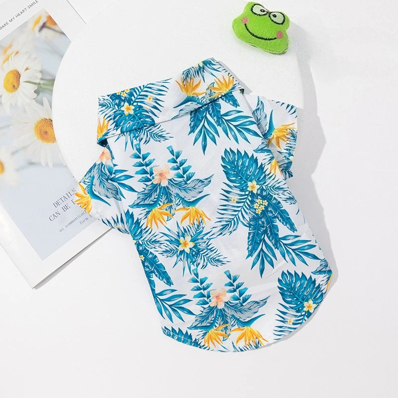 Dog Hawaiian Shirt Hawaiian Dog Shirts for Small Dogs Small Dogs Summer Shirts Summer Puppy Luxury Clothing Pet Clothing