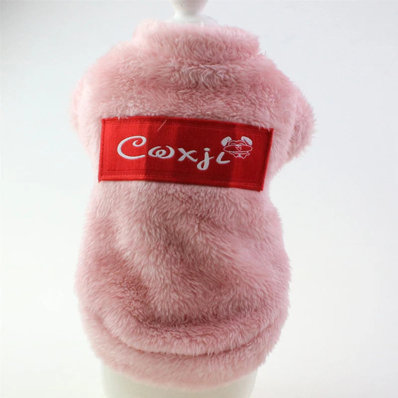 Winter Dog Sweater for Small Dogs Soft Thermal Fur Chihuahua Yorkie Puppy Pullover Coat Luxury Designer Dog Clothes Pet Apparel