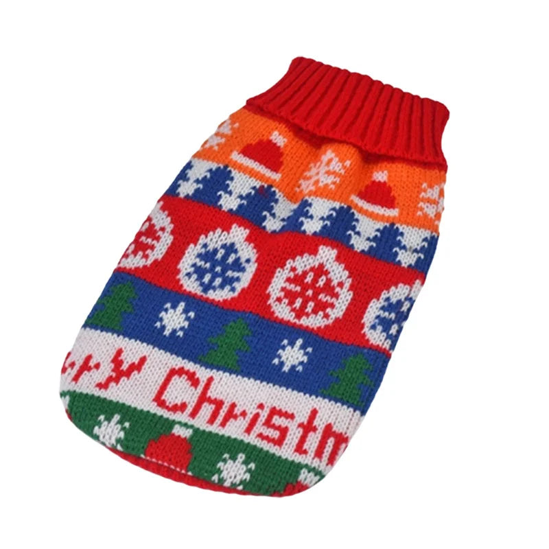 Warm Chihuahua Puppuy Dog Sweater Winter Pet Clothes for Small Dogs Yorkshire Dachshund Cat Pullover Mascotas Clothing Costume