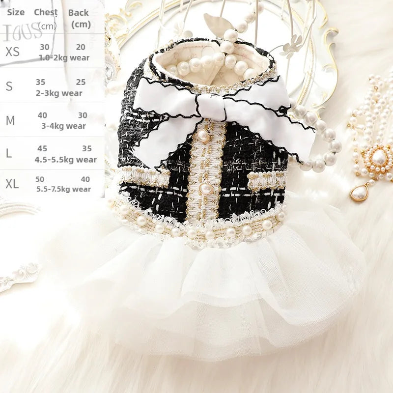 Luxury Princess Dog Dress Pet Small  Dog Clothes