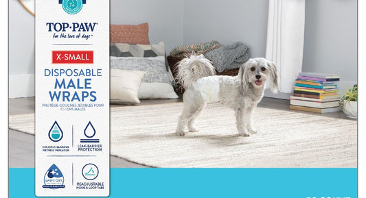 Top Paw -Disposable wraps for dog