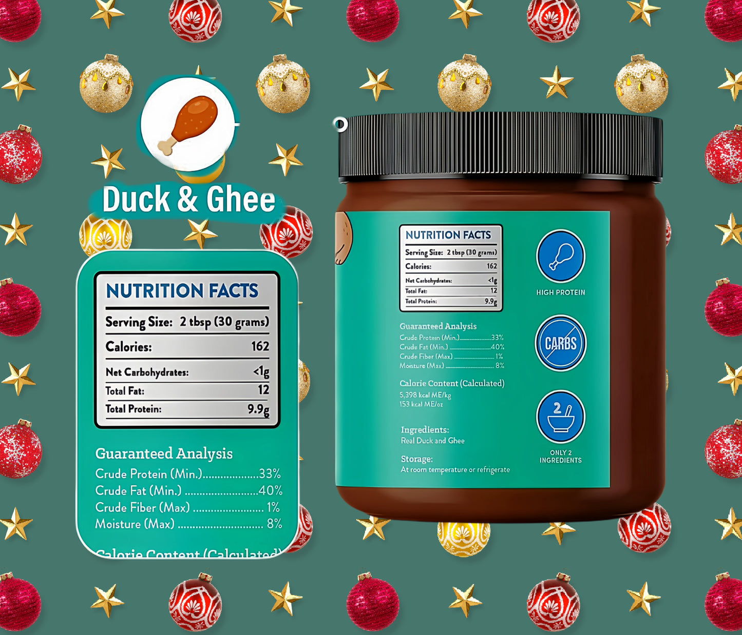 Duck and Ghee Meat Spread | NEW 12oz Jar