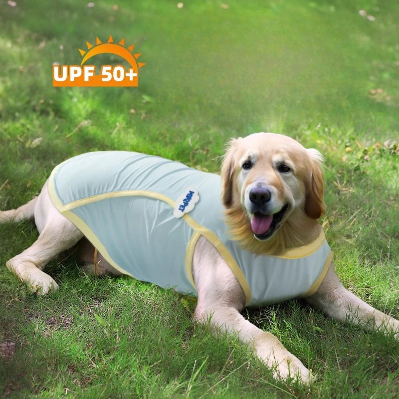 Summer Dog Clothing Cooling Large Dog Clothes Pet Dogs Coolings Vest Puppy Luxury Vests Clothes for Medium Dogs Cap Costumes