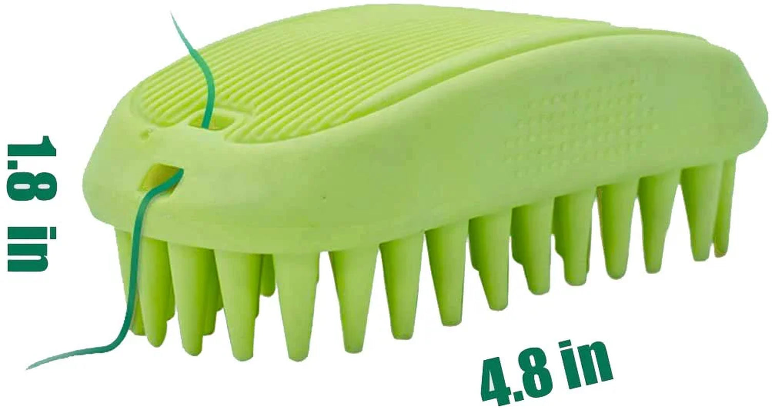 Dog Bath Brush - the Essential Grooming Tool for Shedding Control & Stress-Free Bath Times - Treat Your Dog to Luxury!