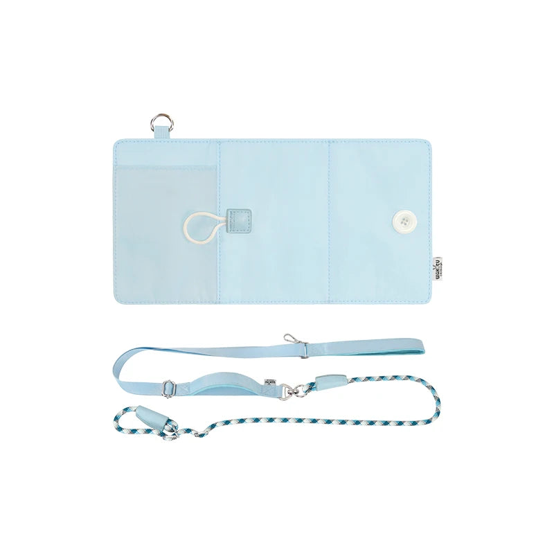 luxury pet P leash with storage bag dog collar with leash pet training leash blue no pull pet adjustable walking leash