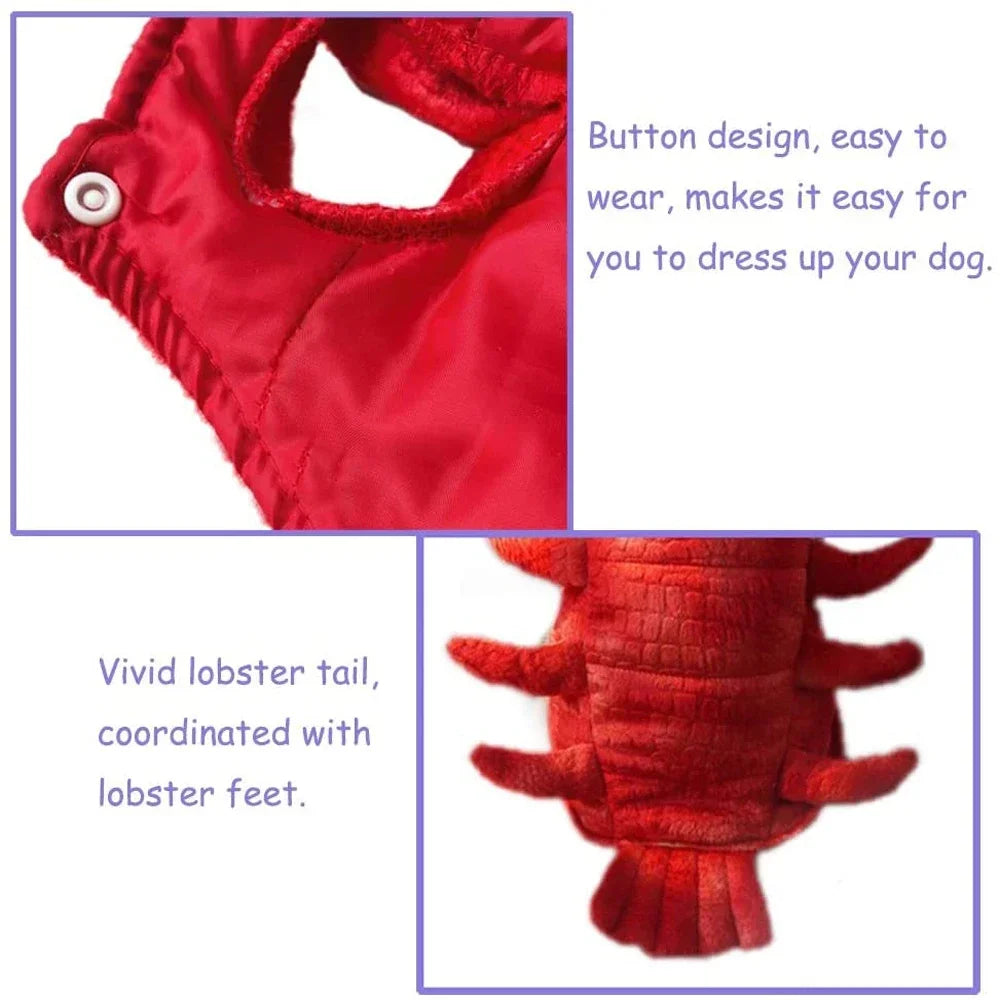 Warm Hoodie Lobster Costume