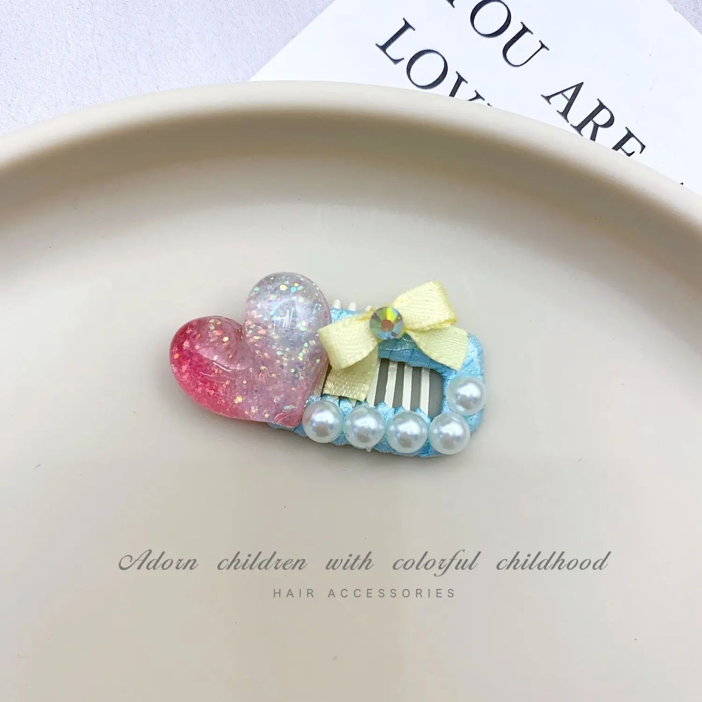 Cute Candy Color Bows Dog Hair Clips Luxury Handmade Pet Hair Accessories Pearl Crystal Hairpins For Puppy Dogs Chihuahua Poodle