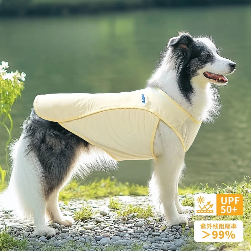 Summer Dog Clothing Cooling Large Dog Clothes Pet Dogs Coolings Vest Puppy Luxury Vests Clothes for Medium Dogs Cap Costumes