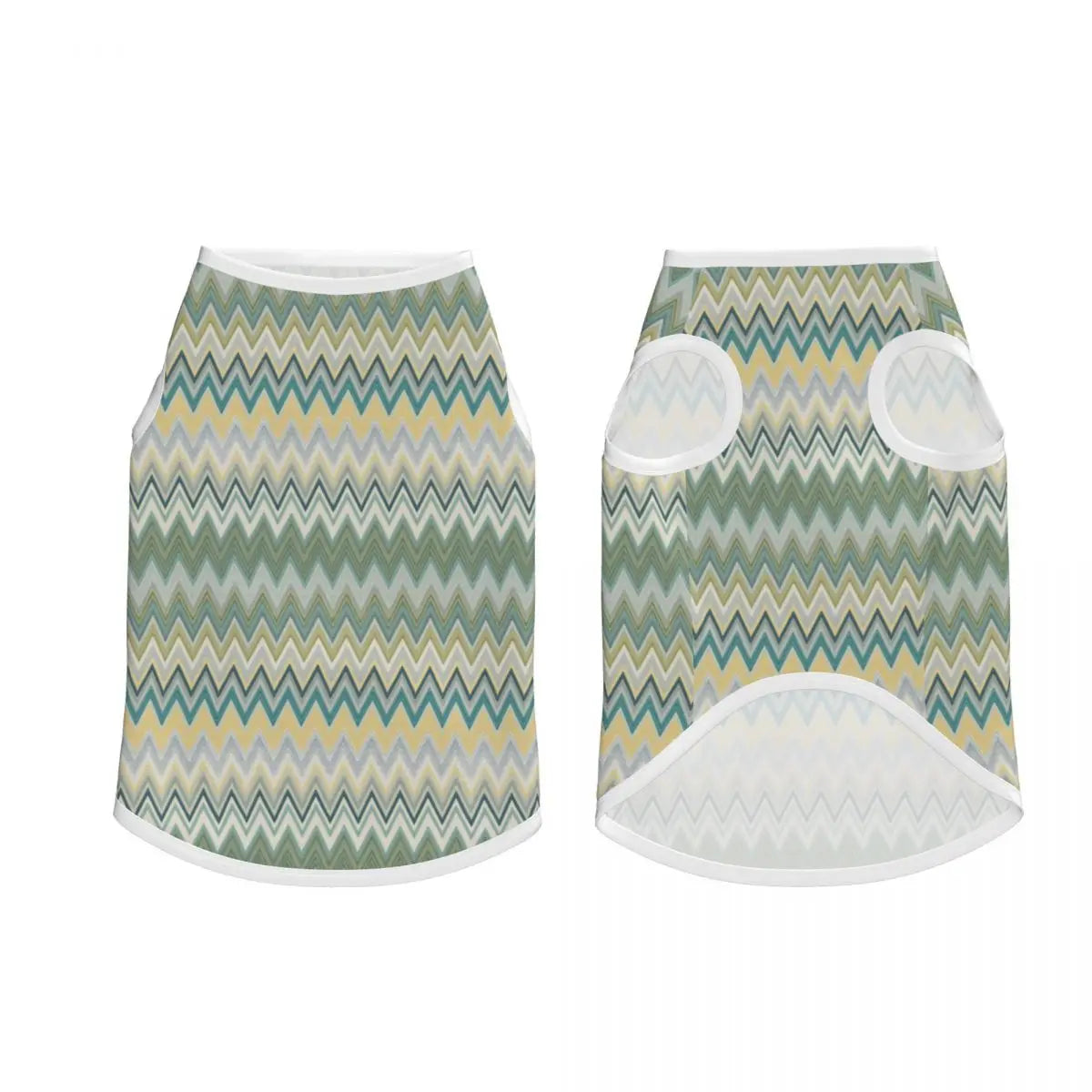 Vintage Bohemian Geometric Stripes Dogs Clothes Breathable Thin Luxury Fabric Texture Pet Vests Large Dog Jacket Pet Accessories