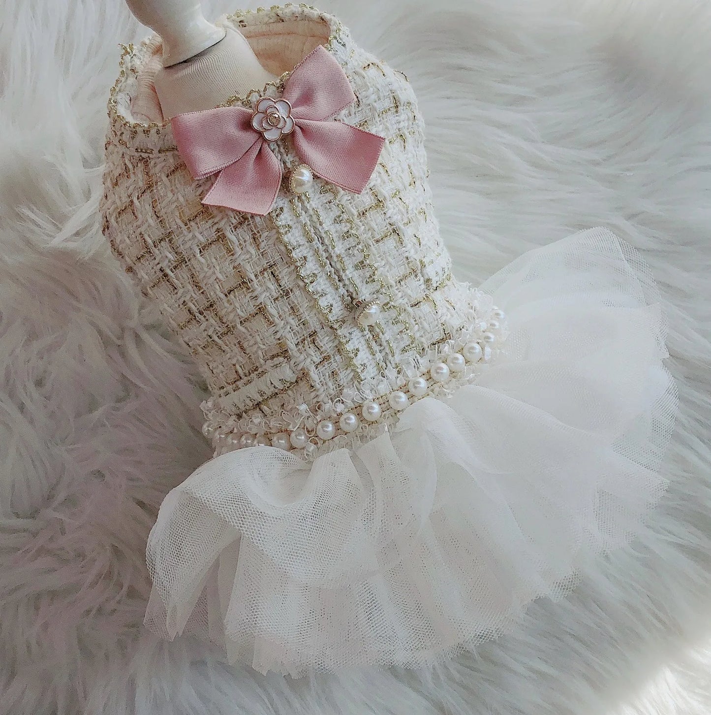 Luxury Princess Dog Dress Pet Small  Dog Clothes