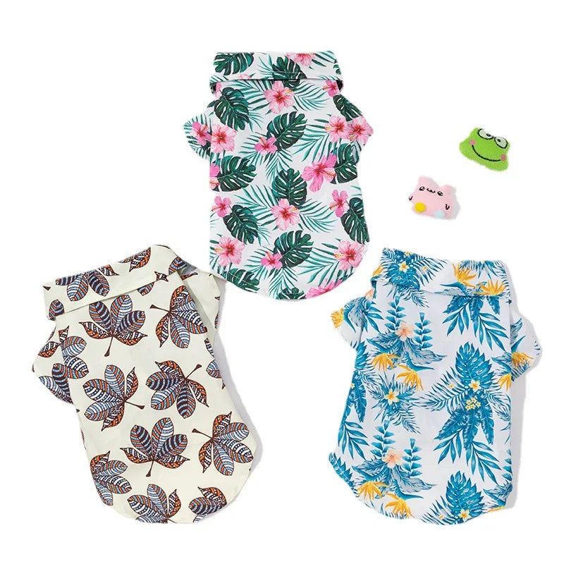 Dog Hawaiian Shirt Hawaiian Dog Shirts for Small Dogs Small Dogs Summer Shirts Summer Puppy Luxury Clothing Pet Clothing
